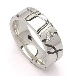 Trauring von rs of scandinavia in Silber