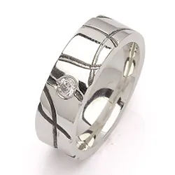 Trauring von rs of scandinavia in Silber