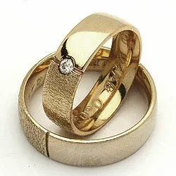 Trauringe von rs of scandinavia in 14 Karat Gold 0,03 ct