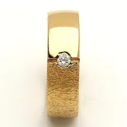 Trauring von rs of scandinavia in 14 Karat Gold 0,03 ct