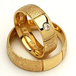 Trauringe von rs of scandinavia in 14 Karat Gold 0.03 ct