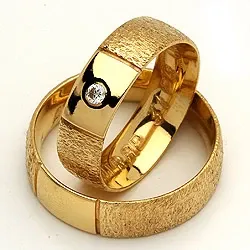 Trauringe von rs of scandinavia in 14 Karat Gold 0.03 ct