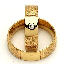 Trauringe von rs of scandinavia in 14 Karat Gold 0.03 ct