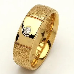 Trauring von rs of scandinavia in 14 Karat Gold 0,03 ct