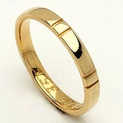 Trauring von rs of scandinavia in 8 Karat Gold