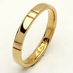 Trauring von rs of scandinavia in 8 Karat Gold