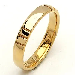 Trauring von rs of scandinavia in 14 Karat Gold