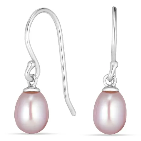 6-6,5 mm Perle Ohrringe in Silber