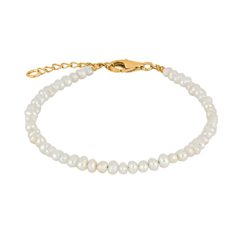 NORDAHL ANDERSEN Perle Armband in vergoldetem Sterlingsilber