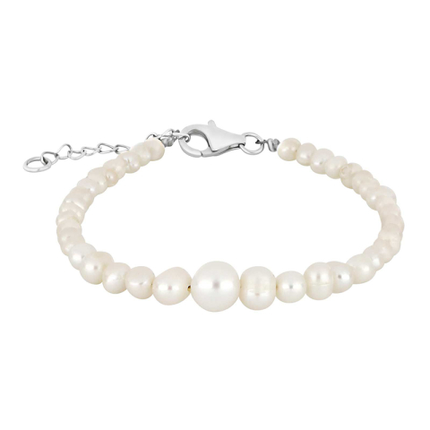 NORDAHL ANDERSEN Perle Armband in rhodiniertem Silber