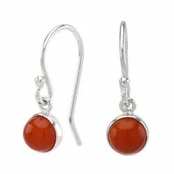 NORDAHL ANDERSEN Sweets Onyx Ohrringe in Silber rotem Onyx
