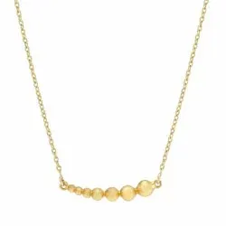 NORDAHL ANDERSEN Beads Halskette mit Anhänger in vergoldetem Sterlingsilber