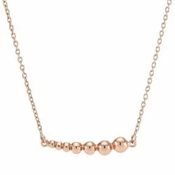 NORDAHL ANDERSEN Beads Halskette mit Anhänger in rosa beschichtetem Silber
