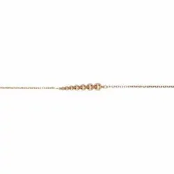 NORDAHL ANDERSEN Beads Kugel Armband in rosa beschichtetem Silber