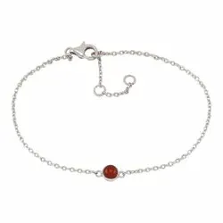NORDAHL ANDERSEN Sweets Onyx Armband in Silber rotem Onyx