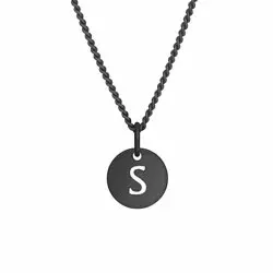 Matter NORDAHL ANDERSEN S Anhänger mit Halskette in oxidiertem Sterlingsilber