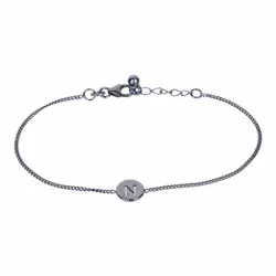 NORDAHL ANDERSEN N Armband in oxidiertem Sterlingsilber