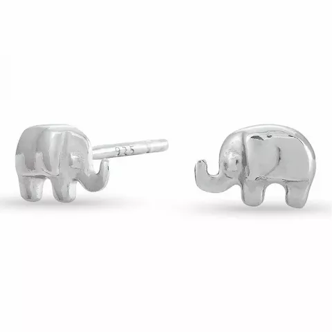 NORDAHL ANDERSEN Elefant Ohrringe in rhodiniertem Silber