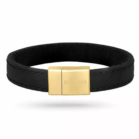 Nordahl andersen schwarzem armband in leder