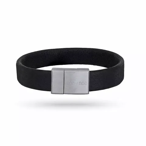 Nordahl andersen schwarzem armband in leder