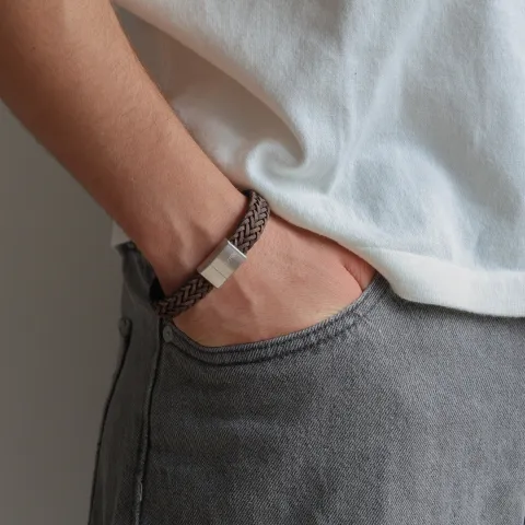Nordahl andersen braunen armband in leder