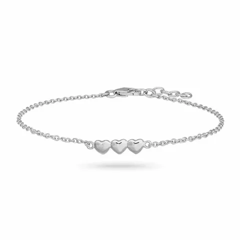 Kinder NORDAHL ANDERSEN Herz Armband in rhodiniertem Silber