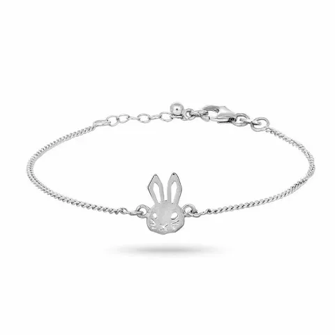 Nordahl andersen kaninchen armband in rhodiniertem silber