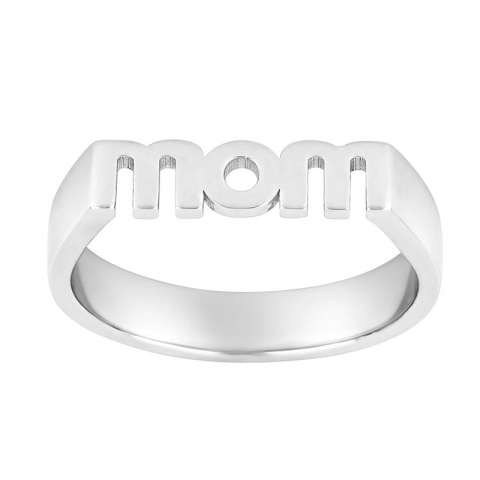 NORDAHL ANDERSEN MOM Ring in rhodiniertem Silber