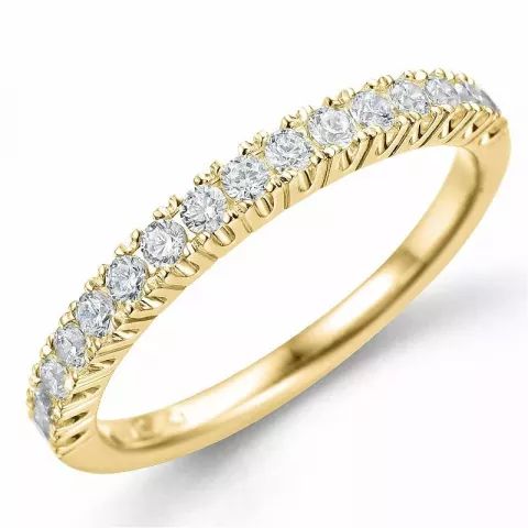 Diamant Memoirering in 14 Karat Gold 0,40 ct