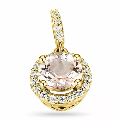 Elegant Diamantanhänger in 14 karat Gold 0,75 ct 0,13 ct