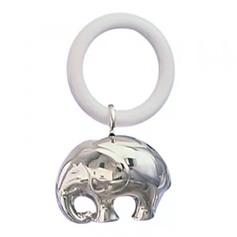 Taufgeschenk: Elefant Taufring in versilbert  Modell: 150-87756