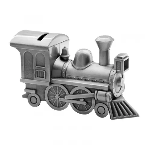 Taufgeschenk: Lokomotive Spardose in verzinnt  Modell: 152-76971