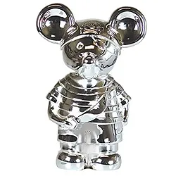 Taufgeschenk: Piratenmaus Sparschwein in versilbert  Modell: 152-86921