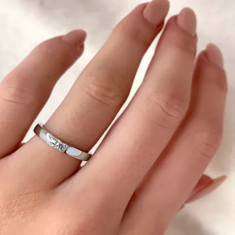Simple Rings Ring in oxidiertem Sterlingsilber