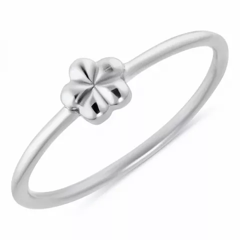 Simple Rings Blume Ring in Silber