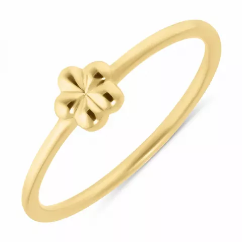 Simple Rings Blume Ring in vergoldetem Sterlingsilber