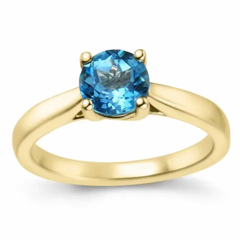 Topas Solitärring in 14 Karat Gold 1,35 ct