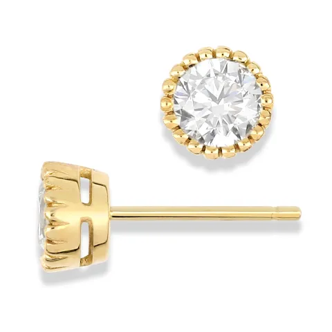 Gold Ohrringe in 14 Karat Gold mit