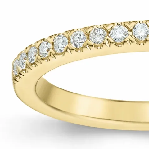 Diamant Memoirering in 14 Karat Gold 0,20 ct