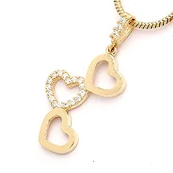 Herz Anhänger aus 9 Karat Gold