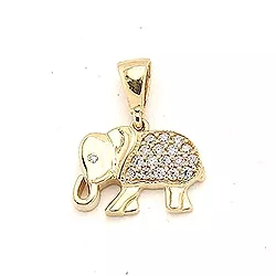 Elefant Anhänger aus 9 Karat Gold