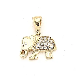 Elefant Anhänger aus 9 Karat Gold