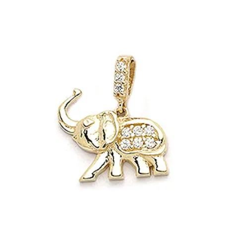 Elefant Anhänger aus 9 Karat Gold