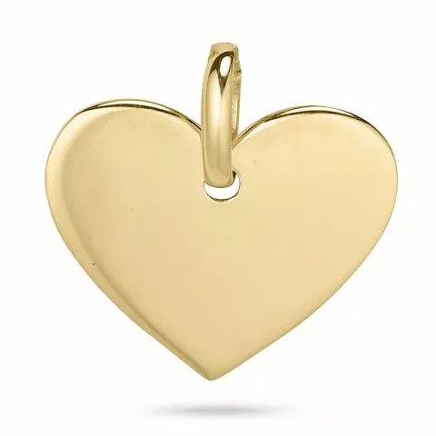 Herz anhänger aus 9 karat gold