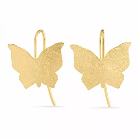 Schmetterlinge Ohrringe in 9 Karat Gold