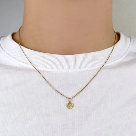 klein Herz Anhänger aus 9 Karat Gold - Gold Collection