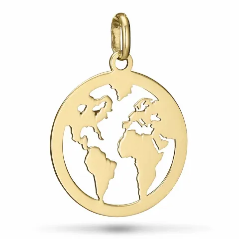 world Anhänger aus 9 Karat Gold