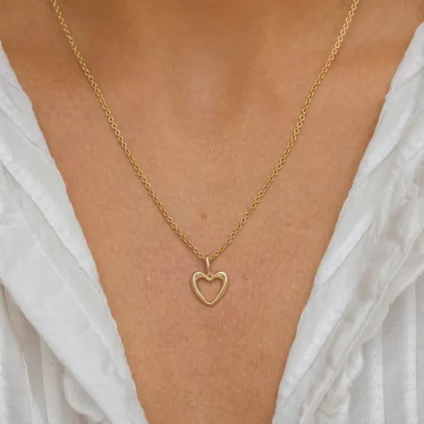 Herz Anhänger aus 9 Karat Gold - Gold Collection