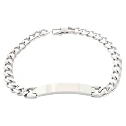 großen Hard Steel SB843 Armband in Edelstahl