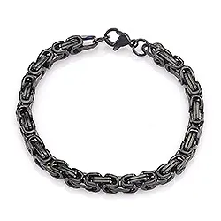 Hard Steel schwarzem Armband in Schwarzer Stahl